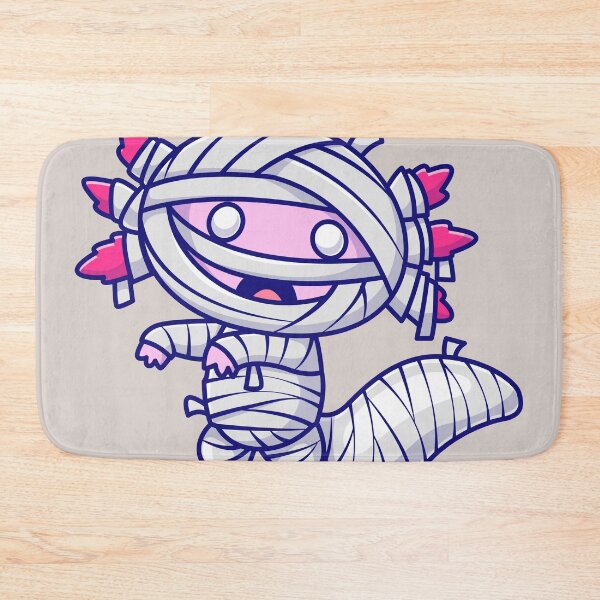 Item preview, Cute Axolotl Mummy Cartoon Vector Icon - Adorable and Spooky Animal Halloween Illustration designed and sold by hjian8219.