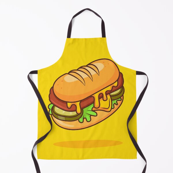 Item preview, Submarine Sandwich Burger Cartoon Vector Icon designed and sold by hjian8219.