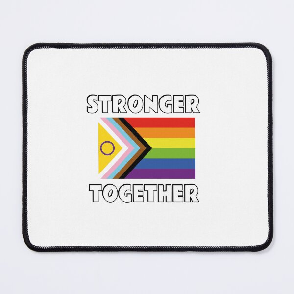 Item preview, Stronger together inclusive pride flag designed and sold by Inspirationmotivation.