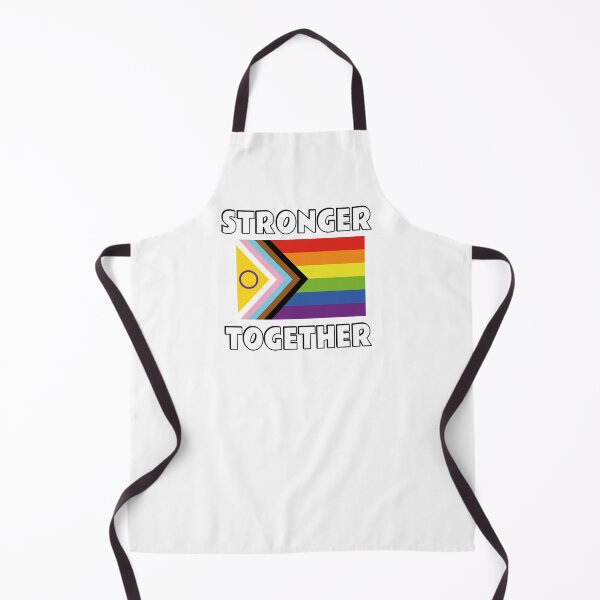 Item preview, Stronger together inclusive pride flag designed and sold by Inspirationmotivation.