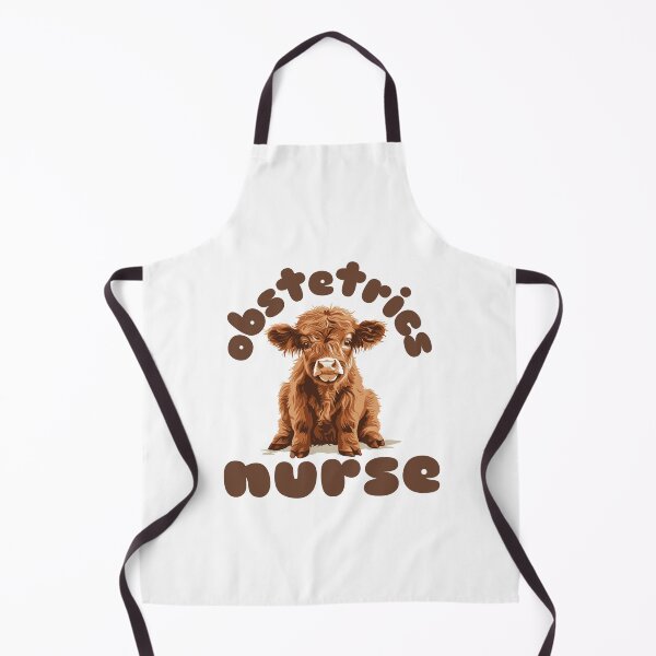 Item preview, Obstetrics Nurse (Highland Cow Calf) designed and sold by Whackadoodletee.