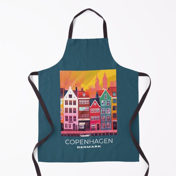 Item preview, Una ilustración de viajes vintage de Copenhague - Dinamarca designed and sold by GoodOldVintage.