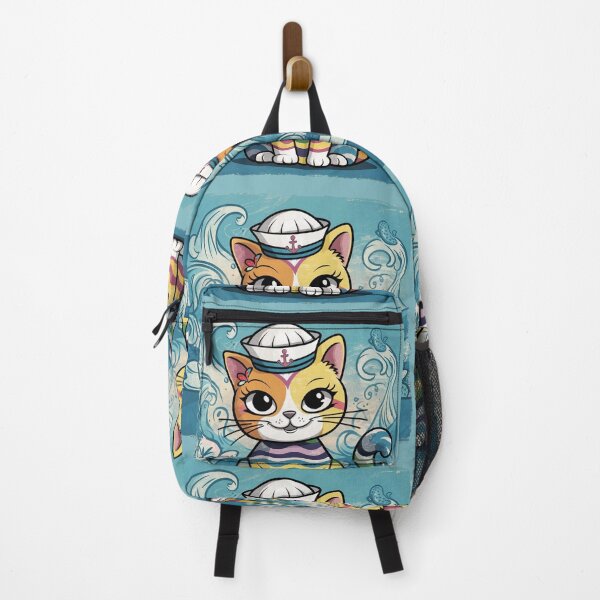 Item preview, Sailor Cat: Adorable Feline in a Sailor's Cap designed and sold by asprse.