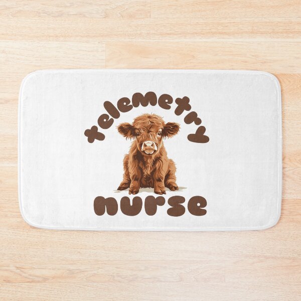 Item preview, Telemetry Nurse (Highland Cow Calf) designed and sold by Whackadoodletee.