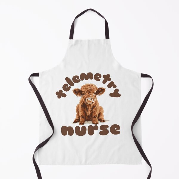 Item preview, Telemetry Nurse (Highland Cow Calf) designed and sold by Whackadoodletee.