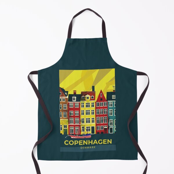 Item preview, Una ilustración de viajes vintage de Copenhague - Dinamarca designed and sold by GoodOldVintage.