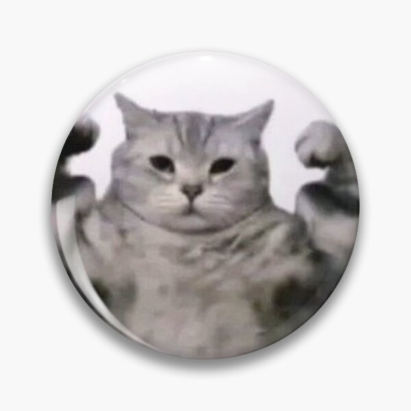 Item preview, Muscle cat meme cute designed and sold by FeeK10.