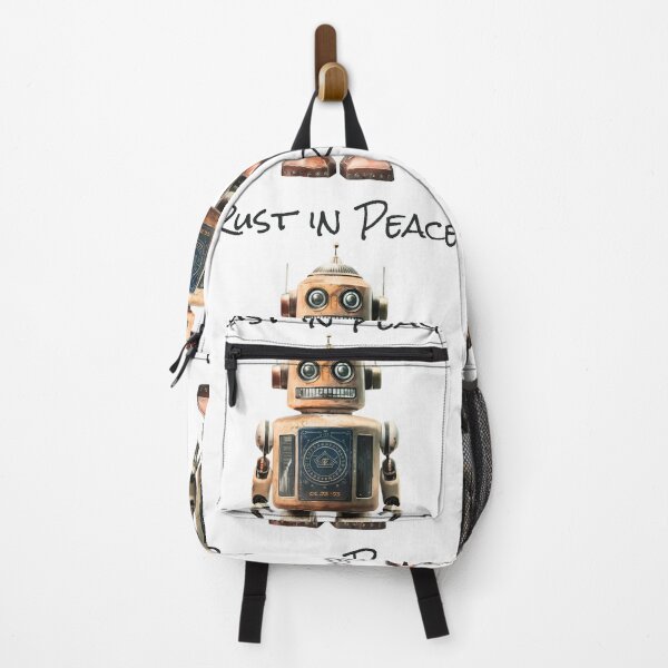 Item preview, Rust in Peace: Serene Robot Design designed and sold by Teez Haven.