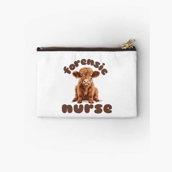 Item preview, Forensic Nurse (Highland Cow Calf) designed and sold by Whackadoodletee.