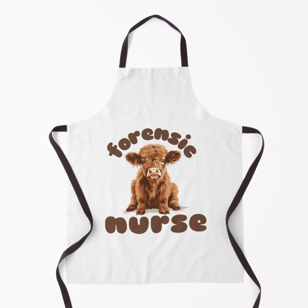 Item preview, Forensic Nurse (Highland Cow Calf) designed and sold by Whackadoodletee.