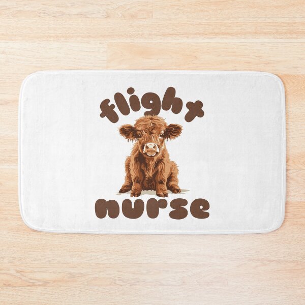 Item preview, Flight Nurse (Highland Cow Calf) designed and sold by Whackadoodletee.