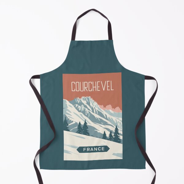 Item preview, A Vintage Travel Art of Courchevel - France designed and sold by GoodOldVintage.