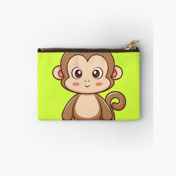 Item preview, Cute Monkey Standing Cartoon Vector Icon - Playful Animal Nature Illustration designed and sold by hjian8219.