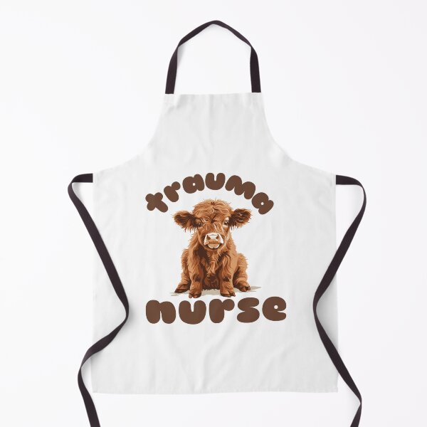 Item preview, Trauma Nurse (Highland Cow Calf) designed and sold by Whackadoodletee.