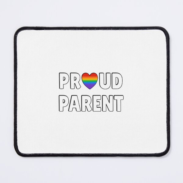 Item preview, Proud parent gay rainbow heart designed and sold by Inspirationmotivation.