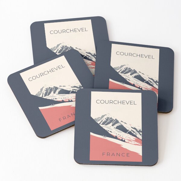 Item preview, A Vintage Travel Art of Courchevel - France  designed and sold by GoodOldVintage.