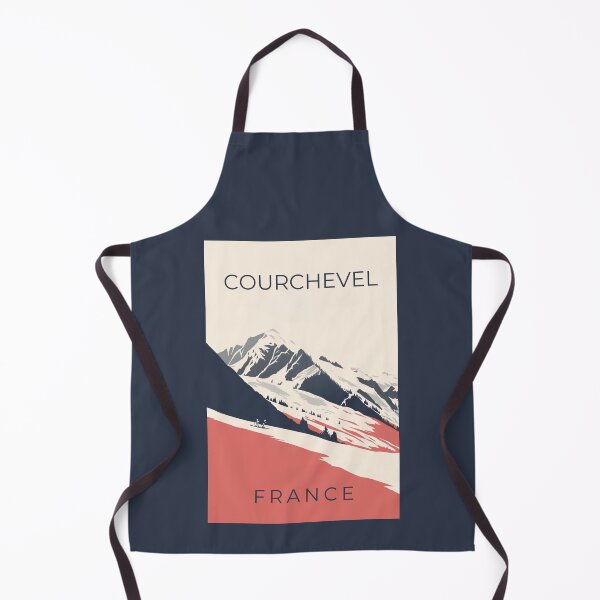 Item preview, A Vintage Travel Art of Courchevel - France designed and sold by GoodOldVintage.