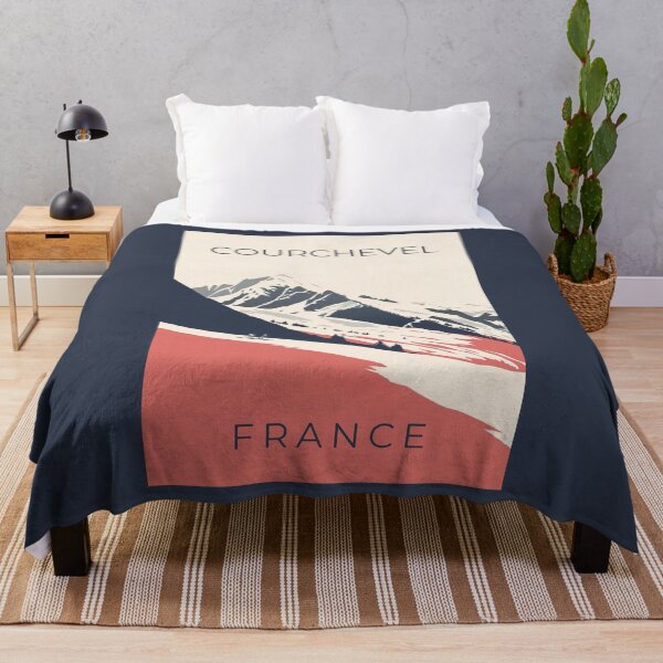 Item preview, A Vintage Travel Art of Courchevel - France  designed and sold by GoodOldVintage.