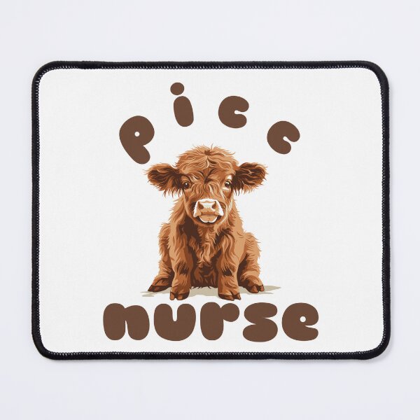 Item preview, PICC Nurse (Highland Cow Calf) designed and sold by Whackadoodletee.