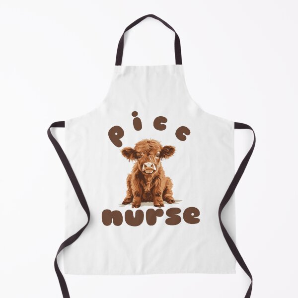 Item preview, PICC Nurse (Highland Cow Calf) designed and sold by Whackadoodletee.