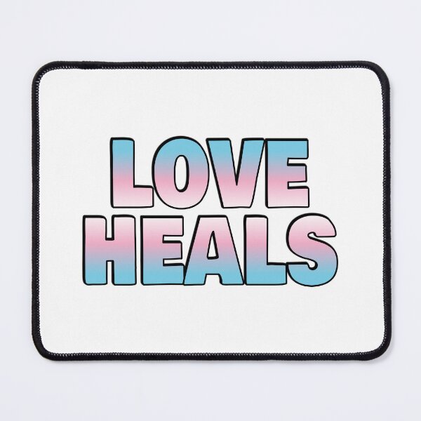Item preview, Love Heals - Trans Flag Colors designed and sold by Inspirationmotivation.