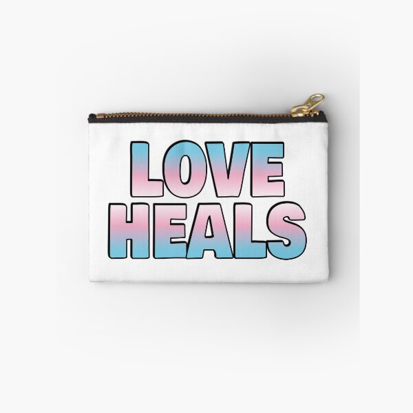 Item preview, Love Heals - Trans Flag Colors designed and sold by Inspirationmotivation.