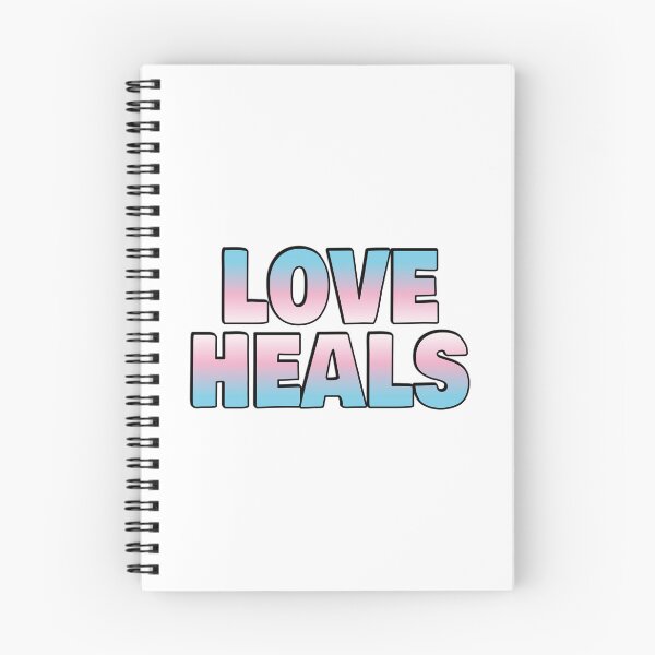 Item preview, Love Heals - Trans Flag Colors designed and sold by Inspirationmotivation.