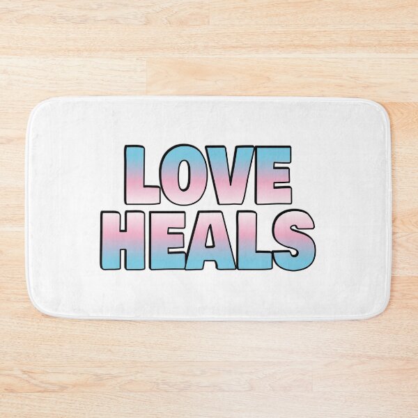 Item preview, Love Heals - Trans Flag Colors designed and sold by Inspirationmotivation.