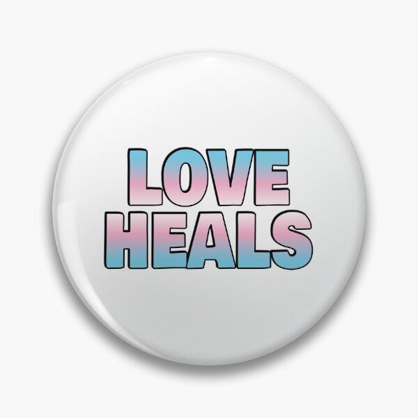 Item preview, Love Heals - Trans Flag Colors designed and sold by Inspirationmotivation.