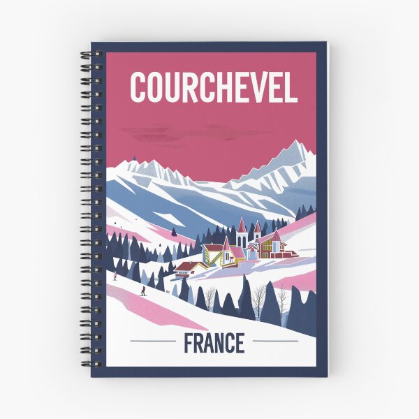 Item preview, A Vintage Travel Art of Courchevel - France  designed and sold by GoodOldVintage.