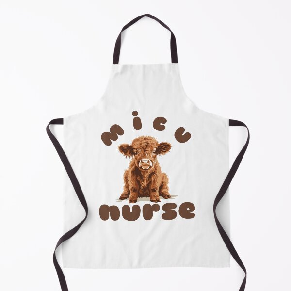 Item preview, MICU Nurse (Highland Cow Calf) designed and sold by Whackadoodletee.