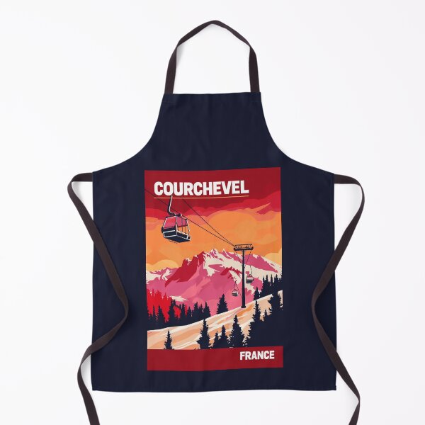 Item preview, A Vintage Travel Art of Courchevel - France designed and sold by GoodOldVintage.