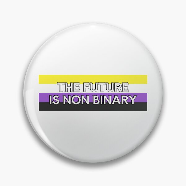 Item preview, The Future Is Non Binary  designed and sold by Inspirationmotivation.
