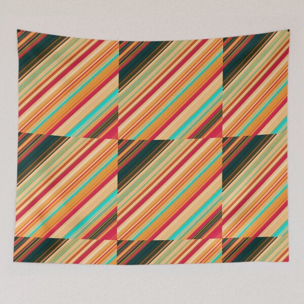 Item preview, Pinstripe (angled) red and orange. designed and sold by timothybeighton.