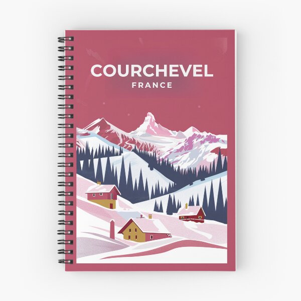 Item preview, A Vintage Travel Art of Courchevel - France  designed and sold by GoodOldVintage.