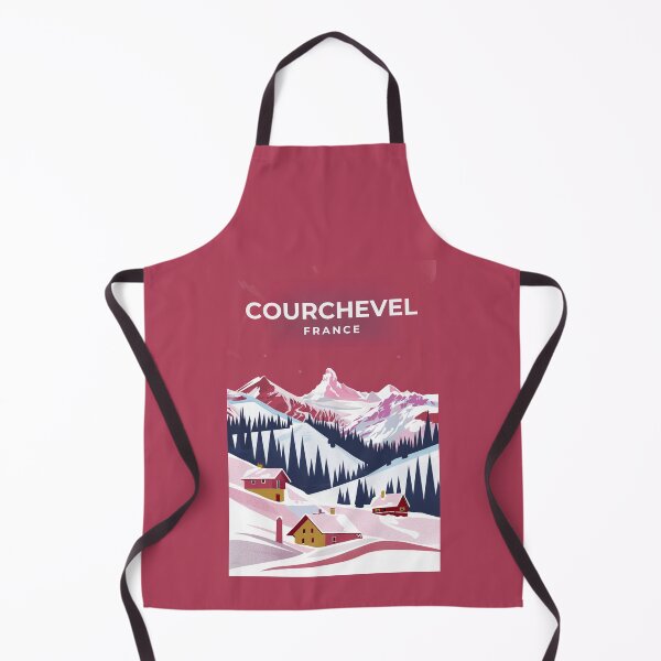 Item preview, A Vintage Travel Art of Courchevel - France designed and sold by GoodOldVintage.