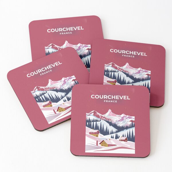 Item preview, A Vintage Travel Art of Courchevel - France  designed and sold by GoodOldVintage.
