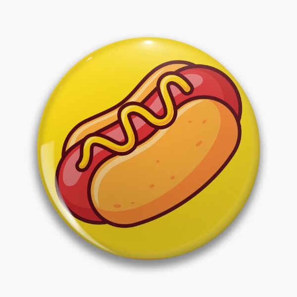 Item preview, Hotdog Food Floating Cartoon Vector Icon - Tasty and Playful Food Illustration designed and sold by hjian8219.