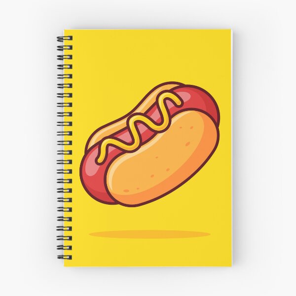 Item preview, Hotdog Food Floating Cartoon Vector Icon - Tasty and Playful Food Illustration designed and sold by hjian8219.