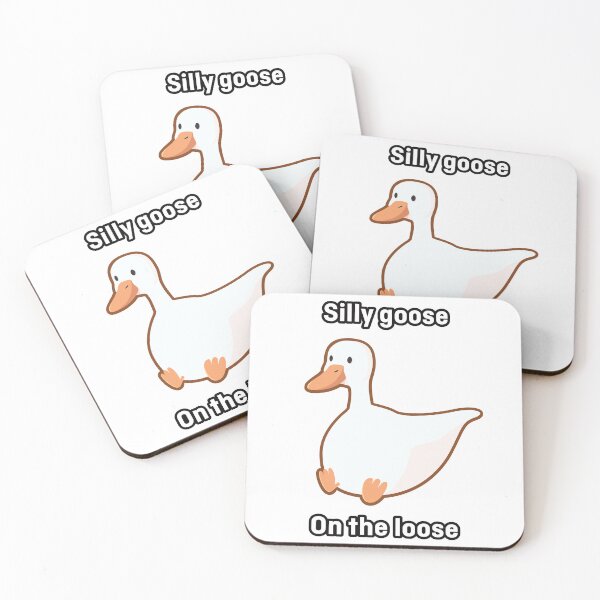 Item preview, Silly goose on the loose - Cute goose duck designed and sold by Nikkokikko.