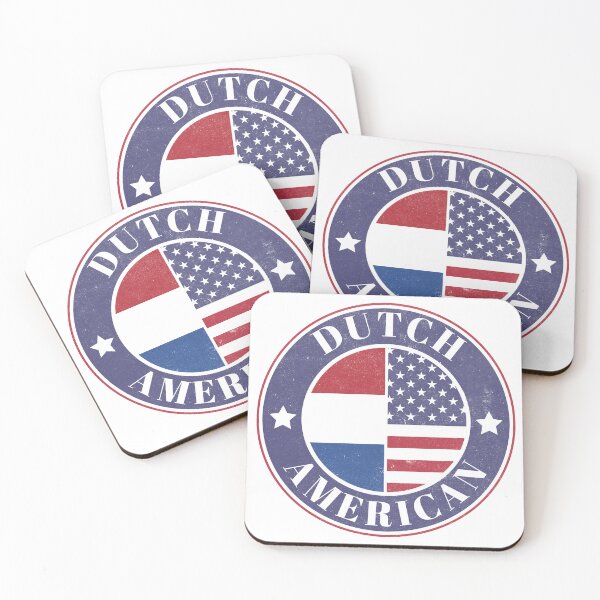 Item preview, Proud Dutch-American Badge - Netherlands Flag designed and sold by chrisrivait.