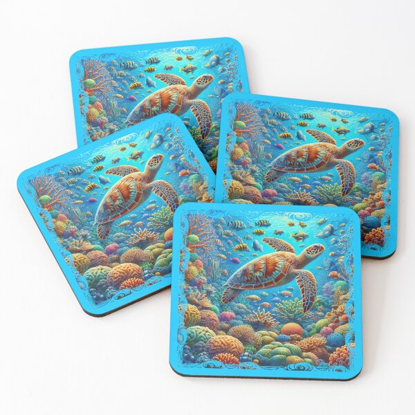Item preview, Turtle in the ocean designed and sold by JrSkDesign ✅ .