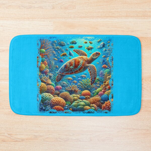 Item preview, Turtle in the ocean designed and sold by JrSkDesign ✅ .