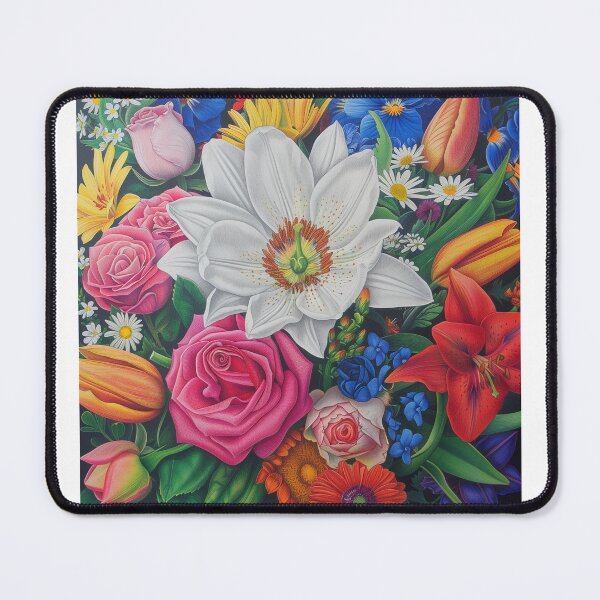 Item preview, flowers multi-colored, designed and sold by GalynaLB.