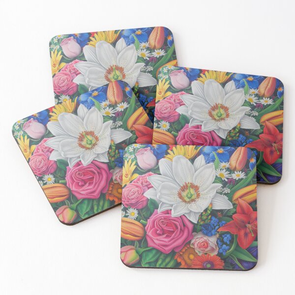 Item preview,  flowers multi-colored, designed and sold by GalynaLB.