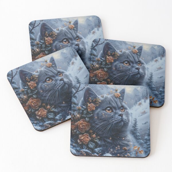 Item preview, Icy Blue British Shorthair  designed and sold by Nocturne  Paws.