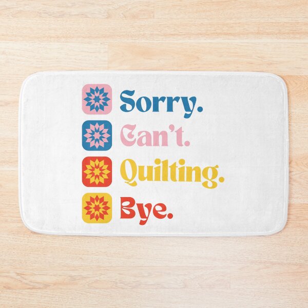 Item preview, Lo siento, no puedo acolchar, adiós - Funny Quilter designed and sold by Wiss2Arts.