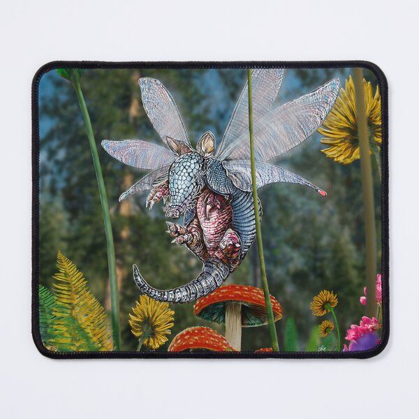 Item preview, Baby Armadillo Dragonfly Wings Art designed and sold by oz10.