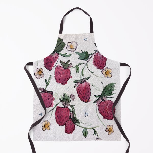Item preview, Strawberry watercolor, Red and Delicious designed and sold by elisewied.