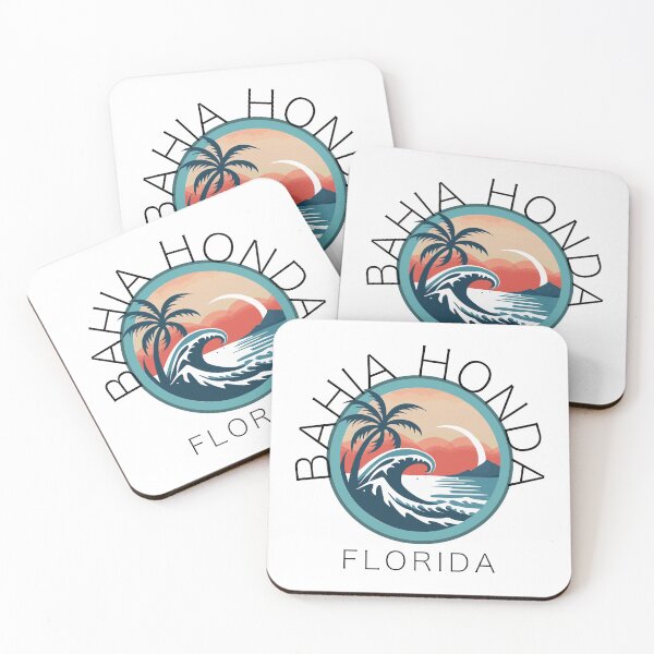 Item preview, Bahia Honda - Florida (with Black Lettering) designed and sold by VelvetRoom.